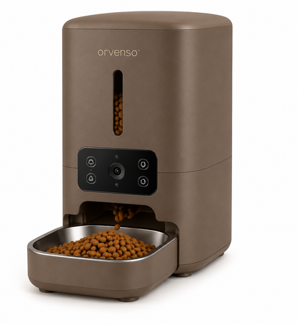 Orvenso™ Smart WiFi Automatic Pet Feeder  Feed Smarter. Love Better.