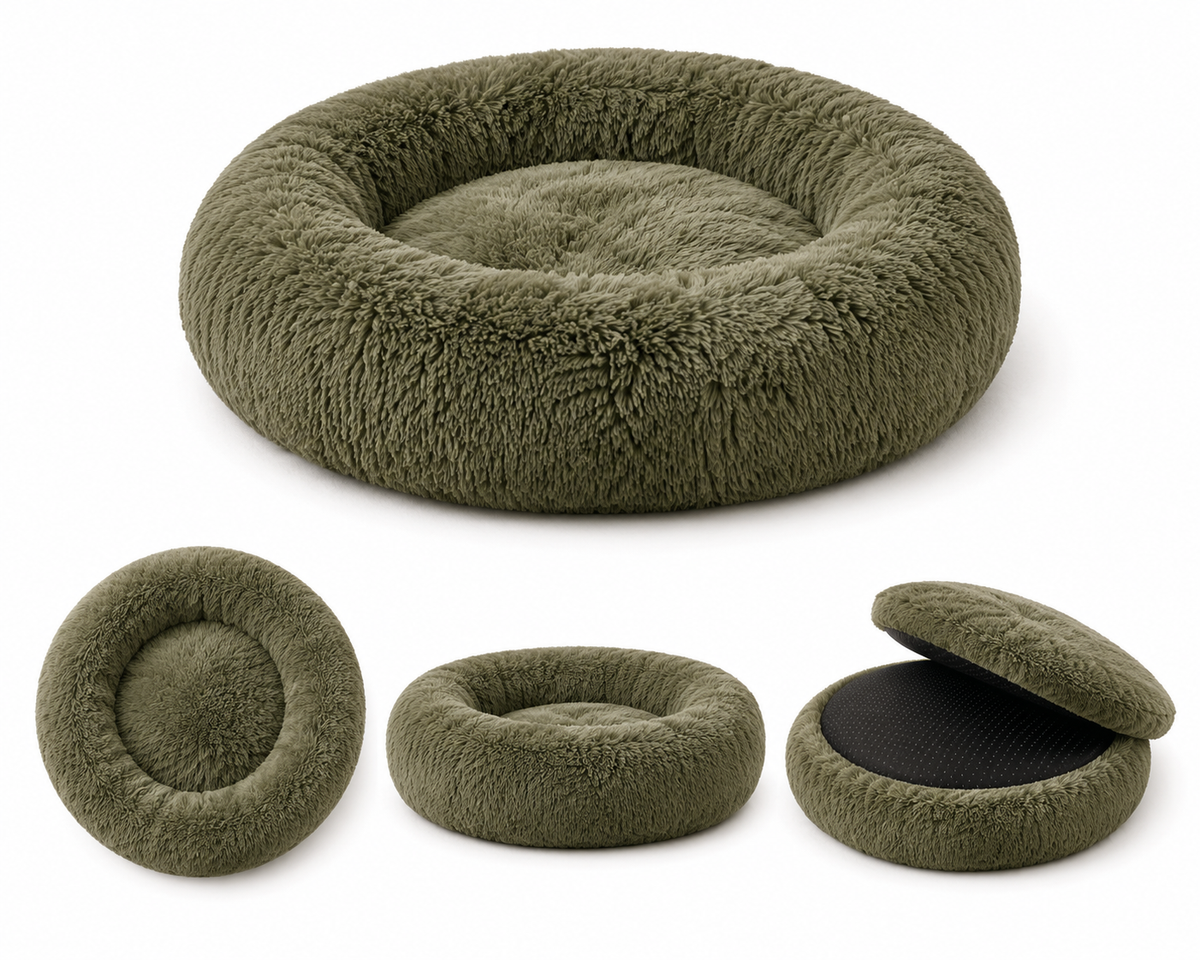 Orvenso™ Calming Plush Donut Pet Bed  Better Sleep Begins Here.