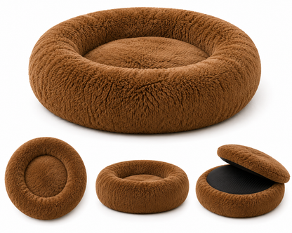 Orvenso™ Calming Plush Donut Pet Bed  Better Sleep Begins Here.