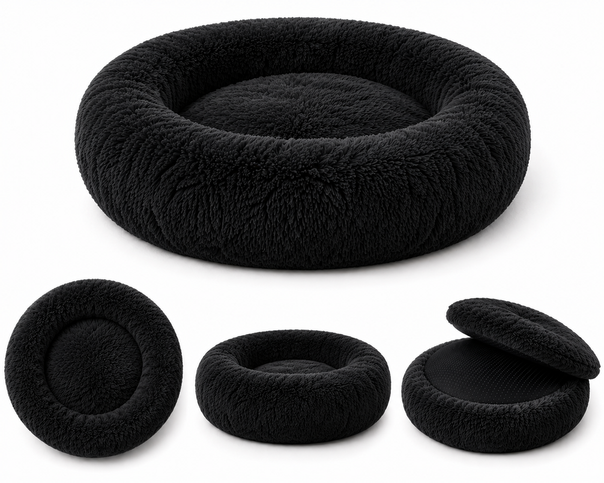 Orvenso™ Calming Plush Donut Pet Bed  Better Sleep Begins Here.