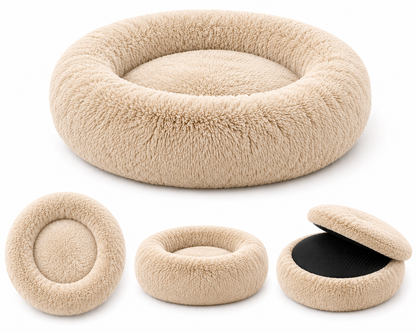 Orvenso™ Calming Plush Donut Pet Bed  Better Sleep Begins Here.