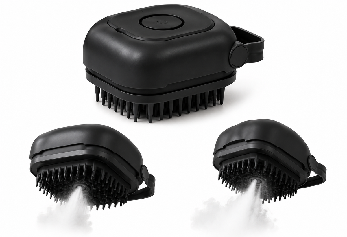 Orvenso™ Premium Steam Grooming Brush  Gentle Grooming. Healthier Coat. Happier Pets.