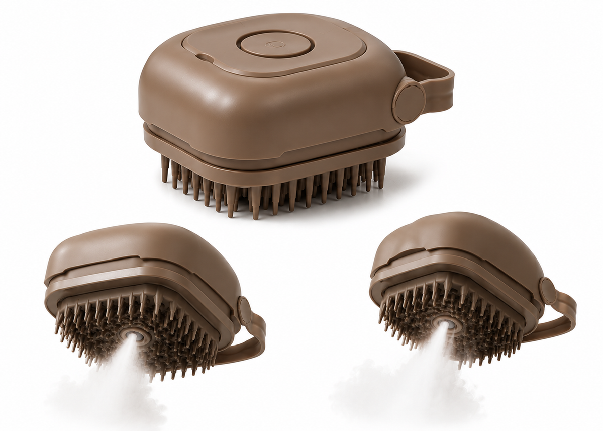 Orvenso™ Premium Steam Grooming Brush  Gentle Grooming. Healthier Coat. Happier Pets.